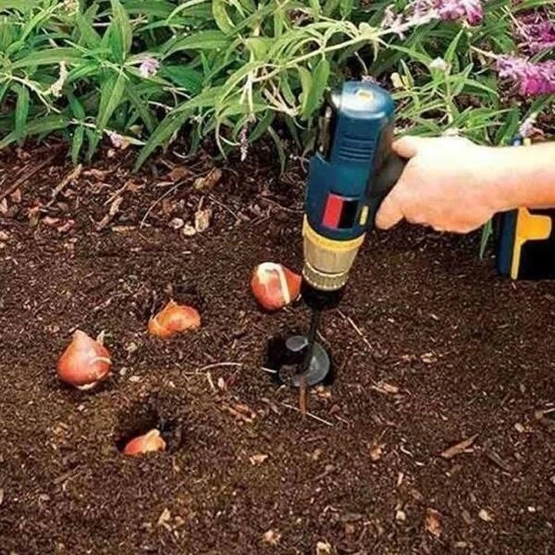Ground Drill Bit Screw Tree Planting and Digging Machine Screw Rod Garden Gardening and Soil Drilling Bit
