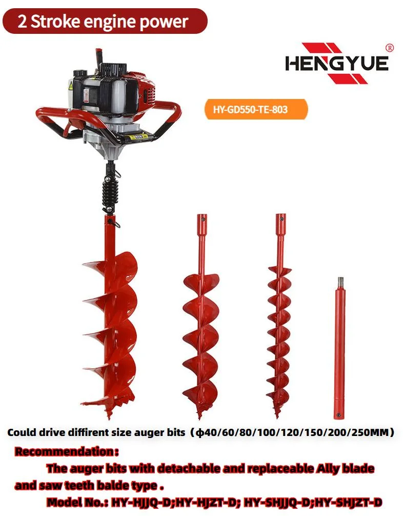 52cc Post Hole Digger Hand Push Earth Auger