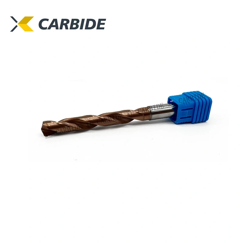 Zhuzhou XL Carbide Tungsten Carbide 5xd Twist Drill with Fully Ground Straight Shank for Drilling Stainless Steel Metal