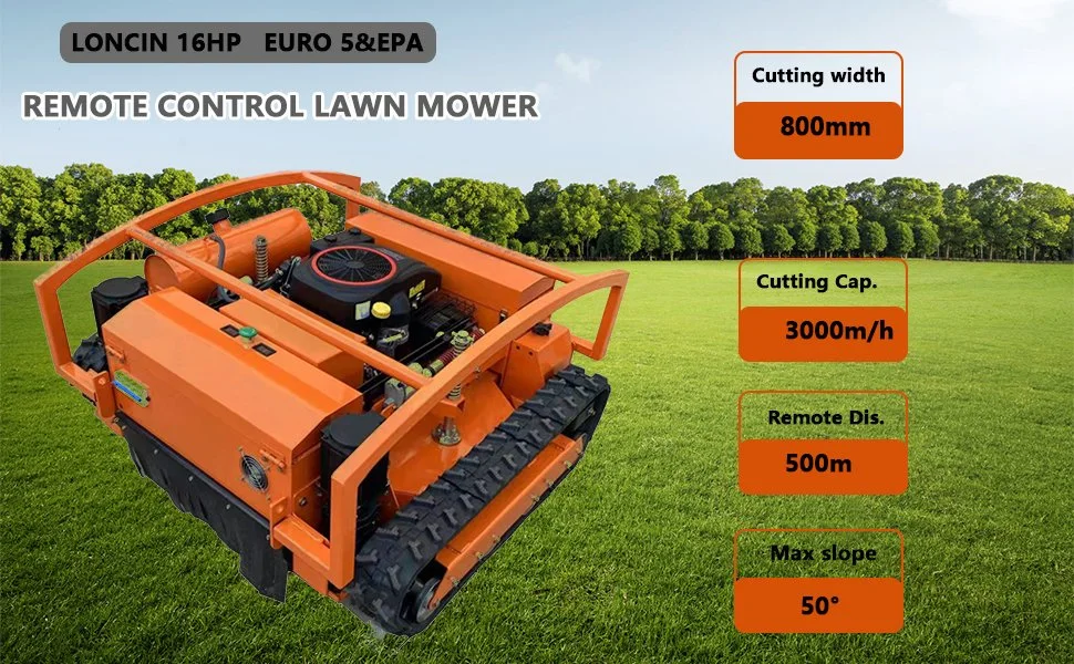 Multifunction Cultivator Remote Control Robot Automatic Grass Cutter Lawn Mower