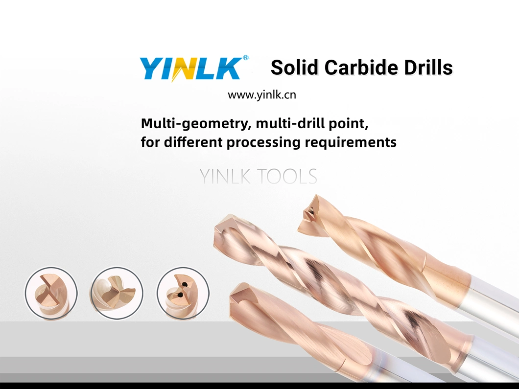Solid Carbide Twist Drill with Fully Ground Straight Shank for Drilling Stainless Steel Metal D10.8*55*102L*D12